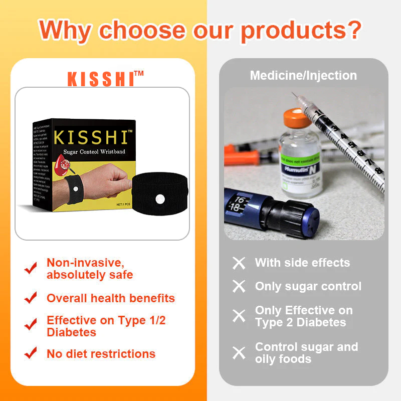 🌟LAST DAY SALE 80% OFF🌟 KISSHI™ Sugar Control Wristband