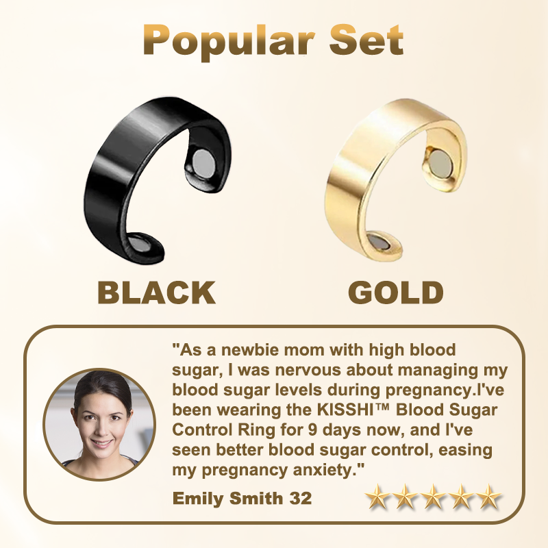 š„LAST DAY 50% OFF - KISSHI⢠Blood Sugar Control Ring