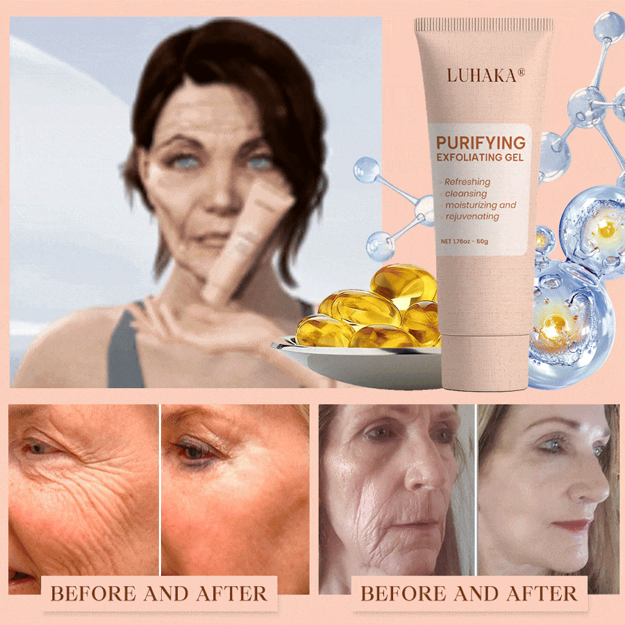 Luhaka® Purifying Exfoliating Gel for Acanthosis Nigricans, Exfoliation, Dark Spots, Skin Tags, and Eczema 🎁
