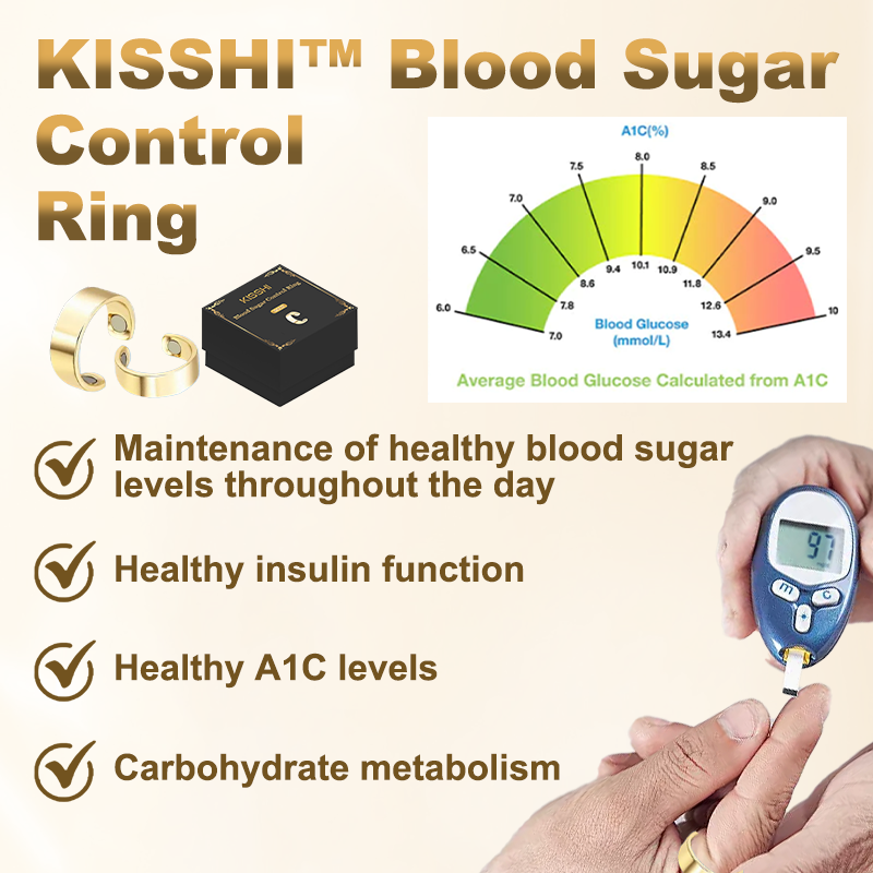 š„LAST DAY 50% OFF - KISSHI⢠Blood Sugar Control Ring