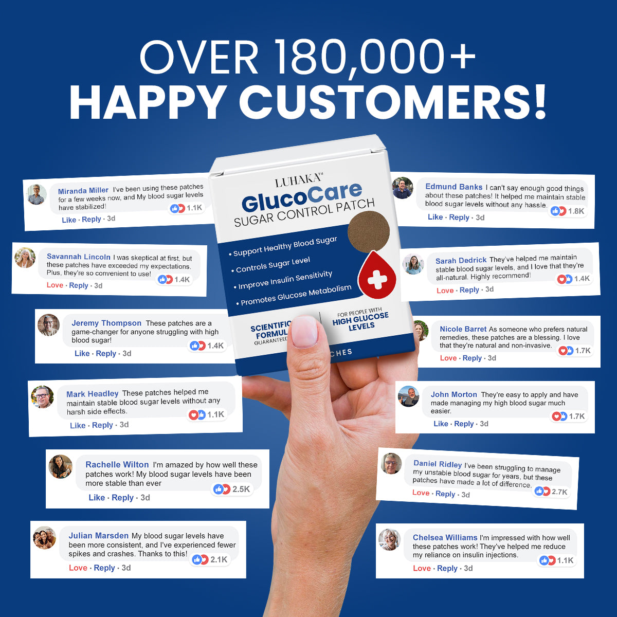 Luhaka™ GlucoCare Sugar Control Patch🔥Enjoy Special Discounts🔥