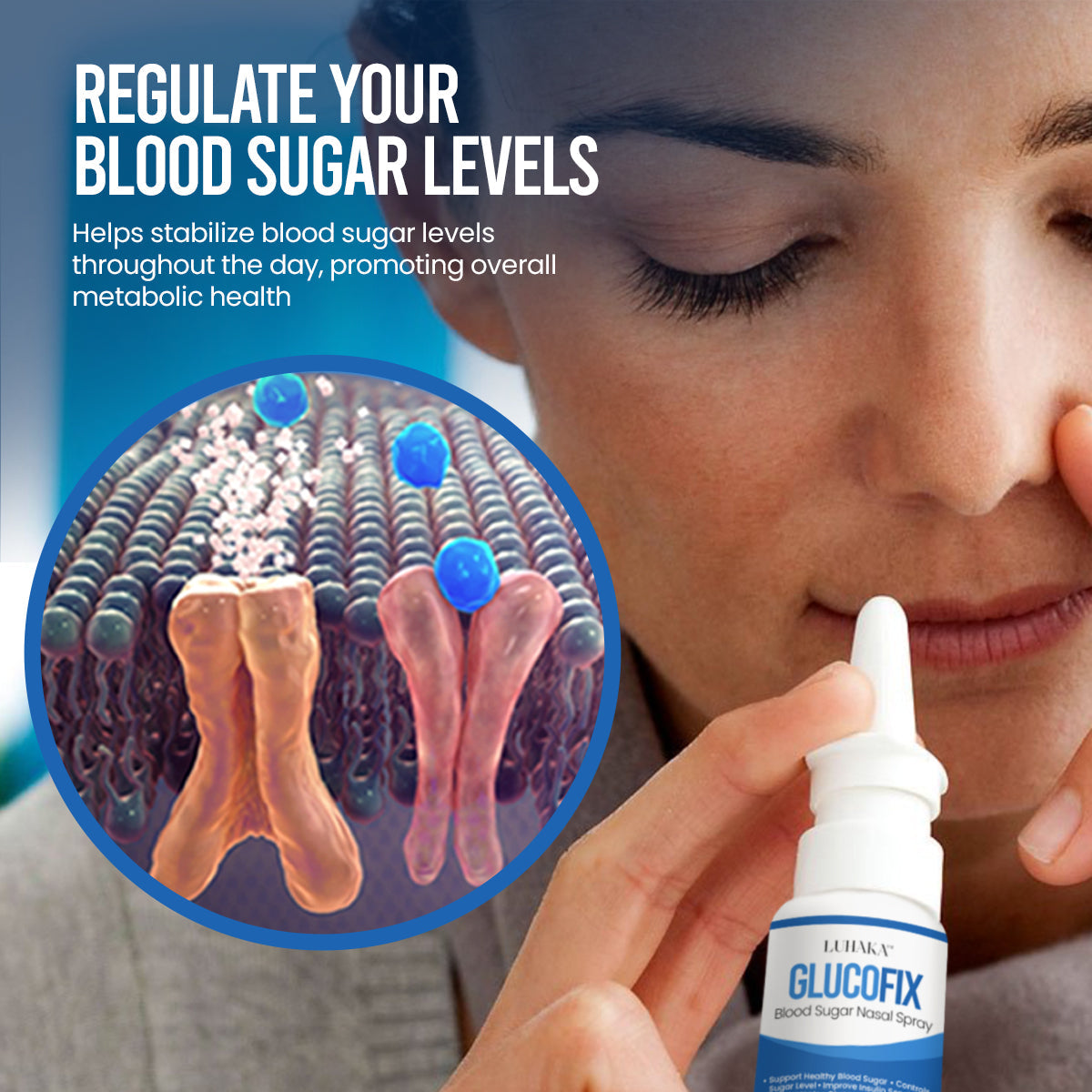 💥Limited Offer💥 Luhaka™ GlucoFix Blood Sugar Nasal Spray