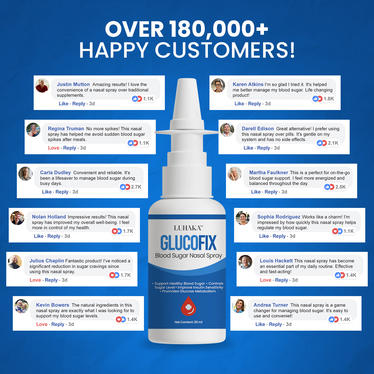 Luhaka™ GlucoFix Blood Sugar Nasal Spray 🔥Best Deal🔥