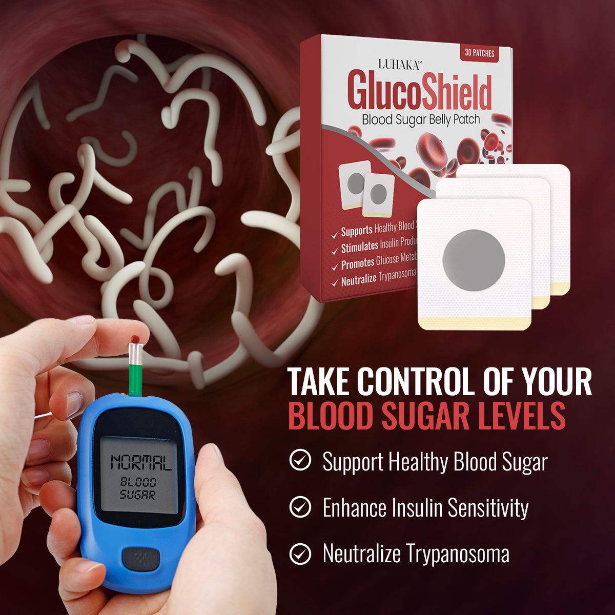 Luhaka™ GlucoShield Blood Sugar Belly Patch