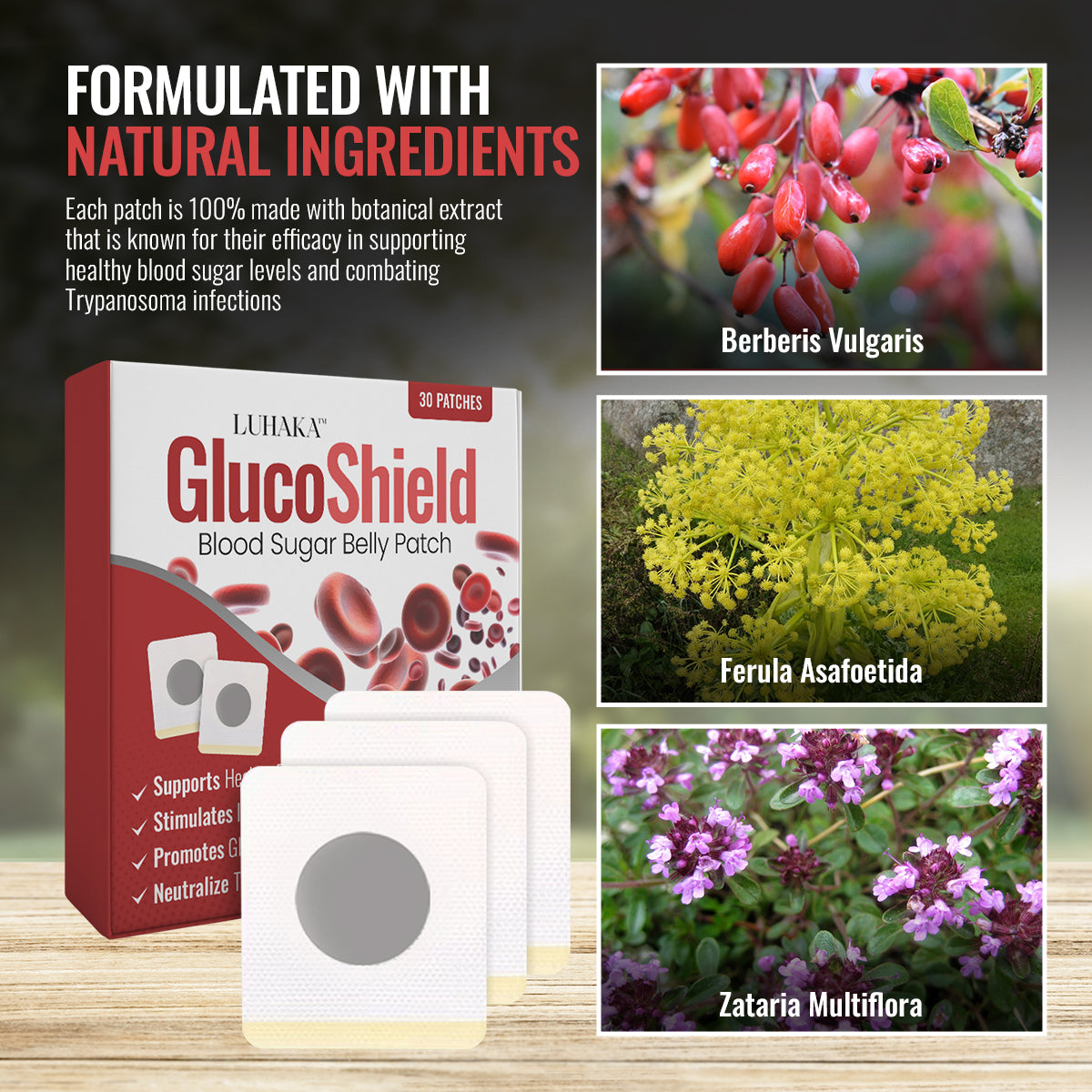 Luhaka™ GlucoShield Blood Sugar Belly Patch