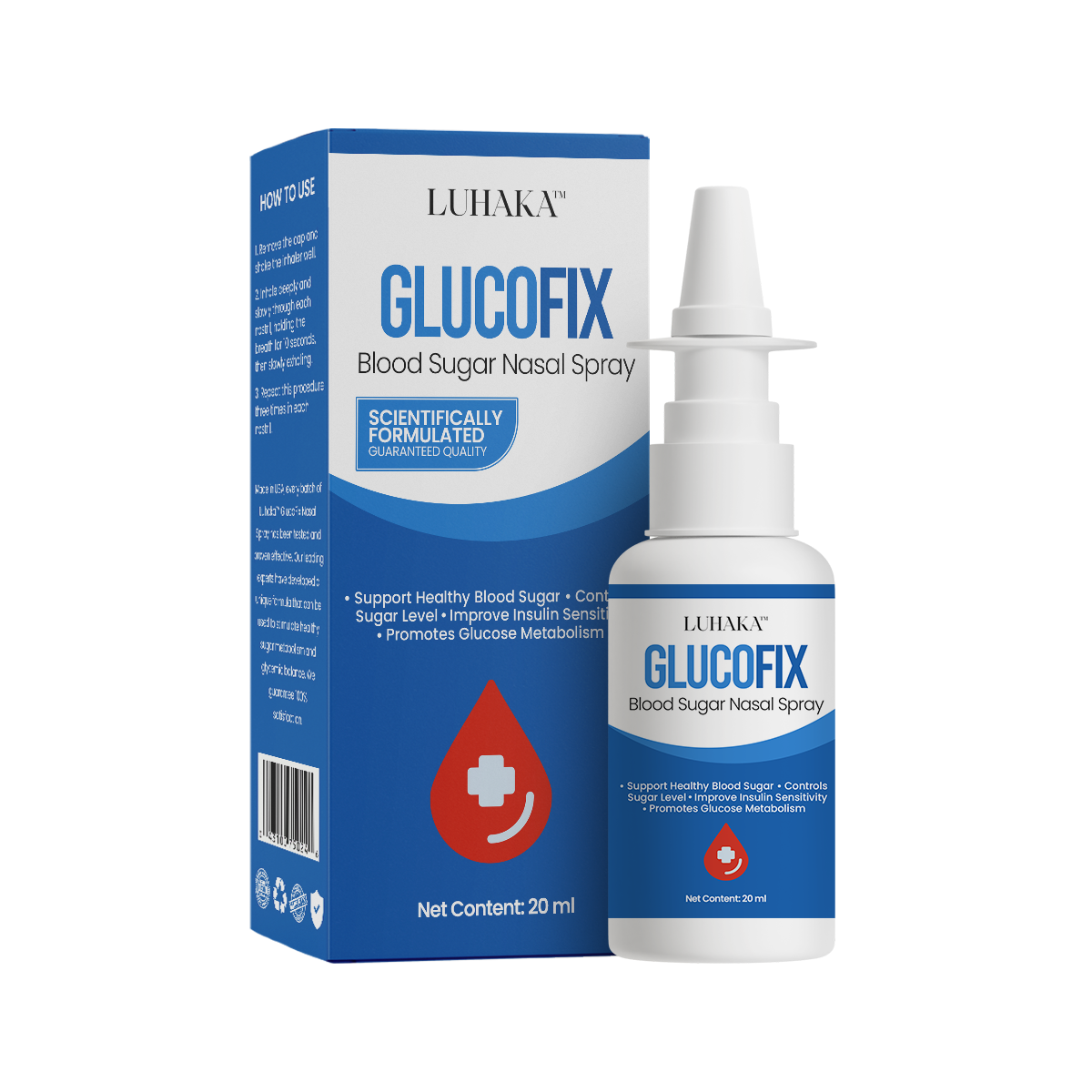 Luhaka™ GlucoFix Blood Sugar Nasal Spray 🔥Best Deal🔥