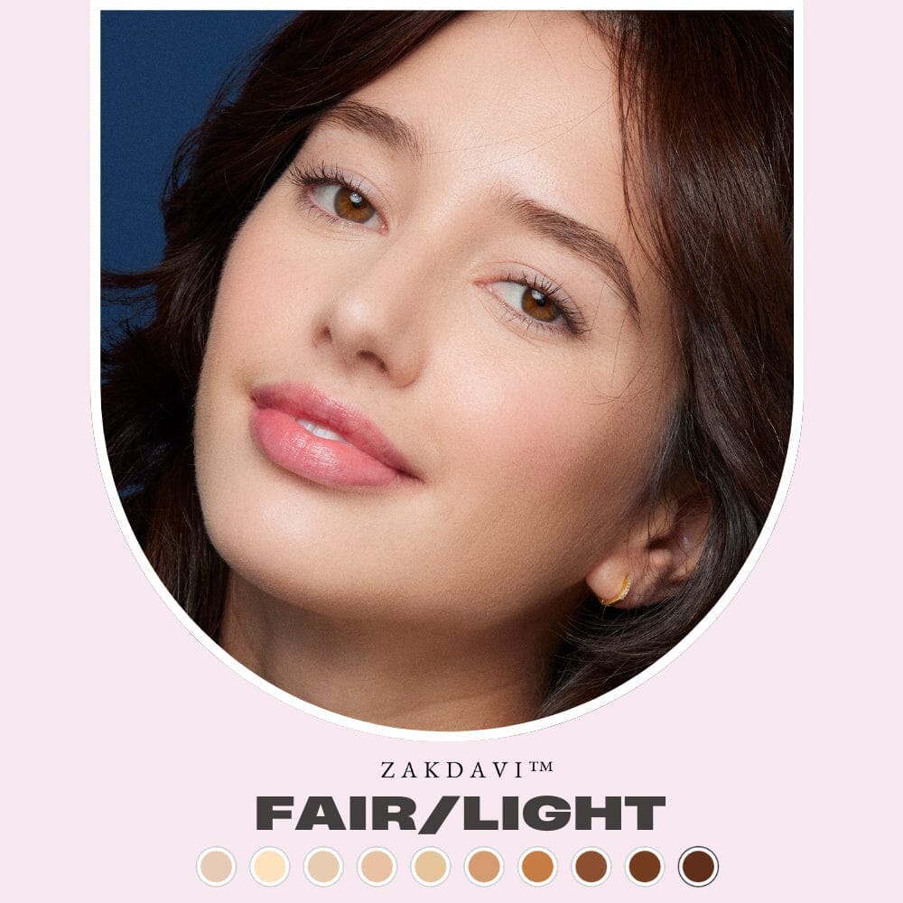 Zakdavi Super Coverage Foundation with Buffing Brush✨