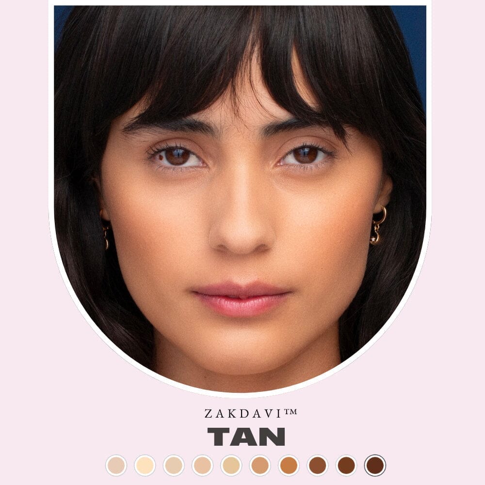 Zakdavi Super Coverage Foundation with Buffing Brush✨