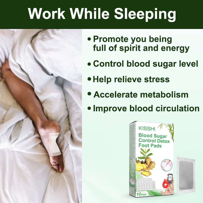 KISSHI™ Blood Sugar Control Detox Foot Pads 🎉
