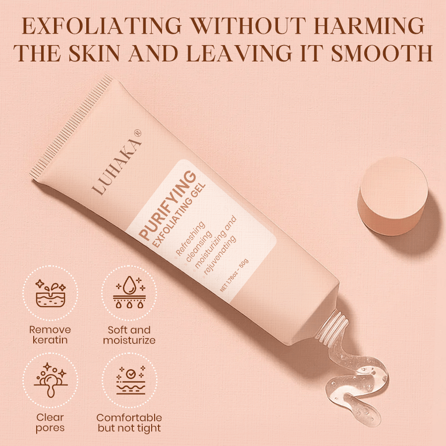Luhaka® Purifying Exfoliating Gel for Acanthosis Nigricans, Exfoliation, Dark Spots, Skin Tags, and Eczema ❣️
