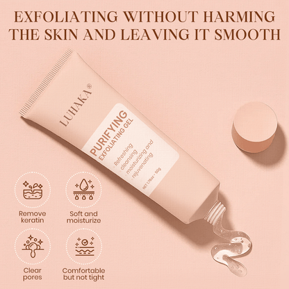 Luhaka® Purifying Exfoliating Gel for Acanthosis Nigricans, Exfoliation, Dark Spots, Skin Tags, and Eczema ❣️