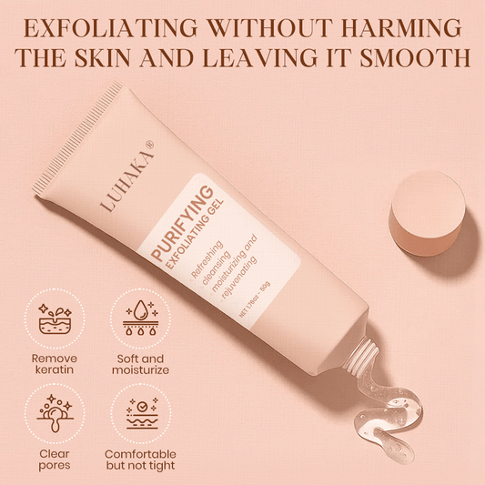 Luhaka® Purifying Exfoliating Gel for Acanthosis Nigricans, Exfoliation, Dark Spots, Skin Tags, and Eczema ❣️