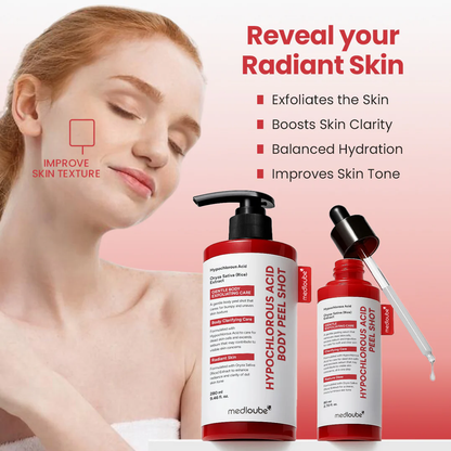 medloube Hypochlorous Acid Rice Peel Shot Duo ACE 1