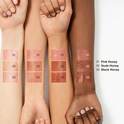 Almost Honey Lipstick in Black Honey, Pink Honey and Nude Honey ACE 2