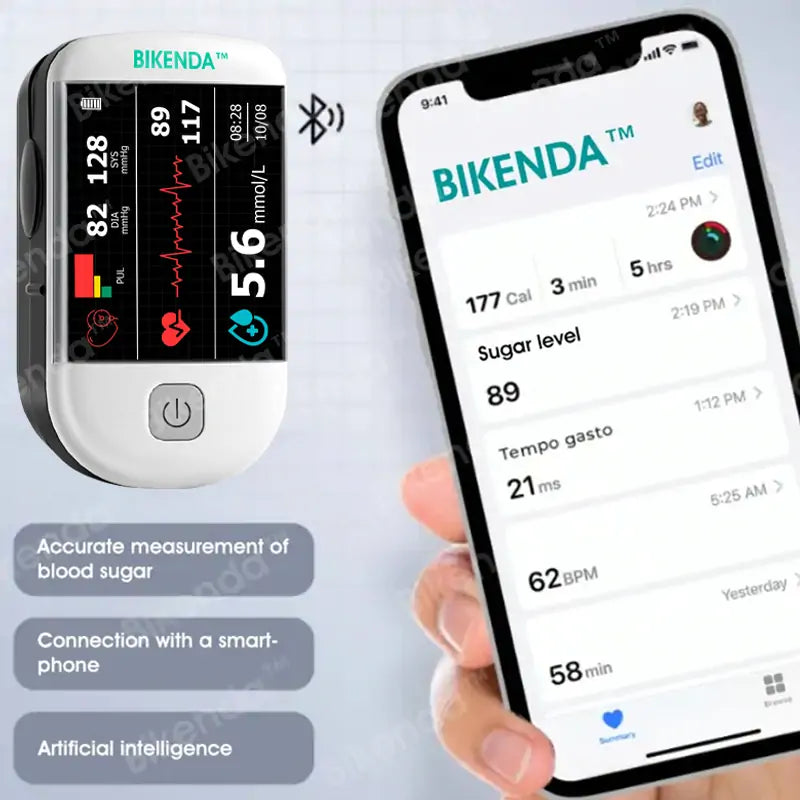 [Official Store] Bikenda™ Premium Next-Generation 3-in-1 Non-Invasive Laser Glucose Meter [99.9% Accuracy] + Exclusive Gift🎁