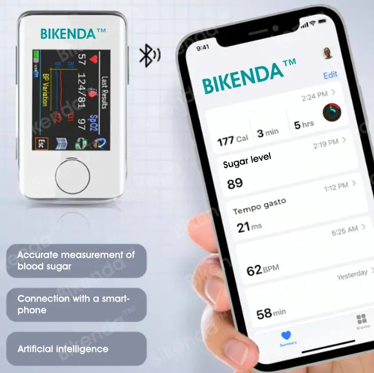 【OFFICIAL STORE】Bikenda™ Precision Glucose Monitoring Premium 👨‍⚕️Non-invasive Medical Device + Exclusive Gift [99.9% Accuracy]