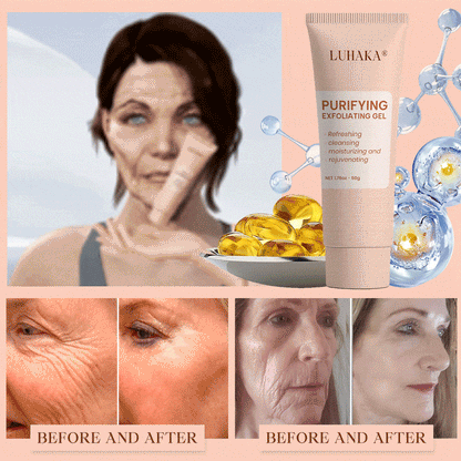 Luhaka® Purifying Exfoliating Gel for Acanthosis Nigricans, Exfoliation, Dark Spots, Skin Tags, and Eczema ❣️