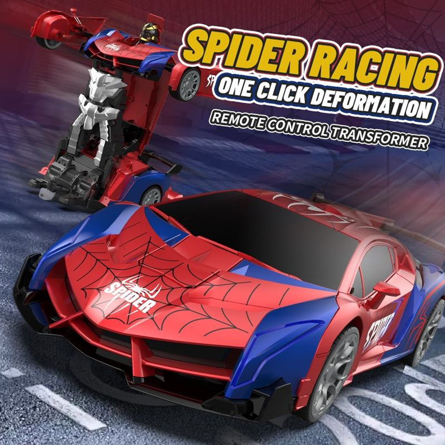 Transform Rc Cars for Boys 4-7 8-12, 2.4Ghz Remote Control Car ACE 1