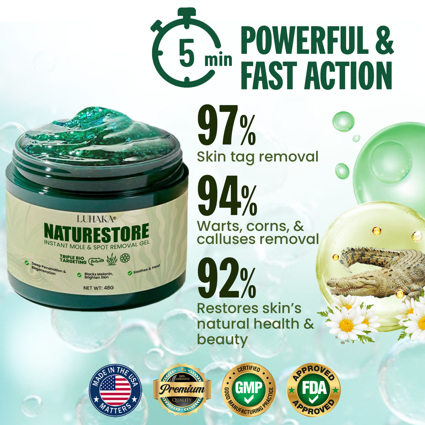 Luhaka® NATURESTORE Instant Mole & Spot Gel