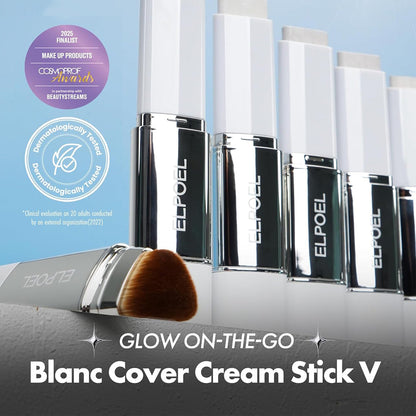 ELPOEL Blanc Cover Cream Stick V with Detachable Brush