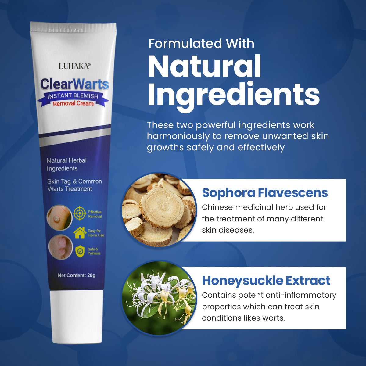 Luhaka® ClearWarts  Instant Blemish Removal Cream